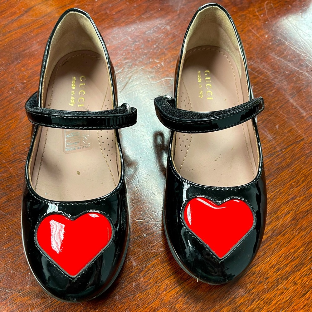 Gucci Kids Black Flats